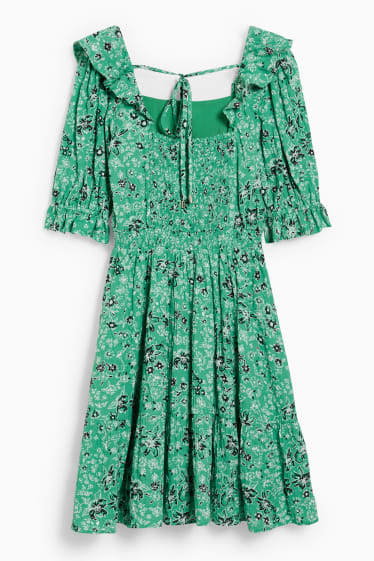 Donna - Vestito fit & flare - verde
