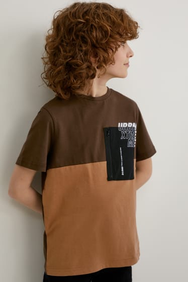 Kinderen - T-shirt - bruin