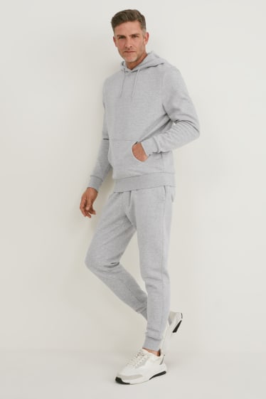 Men - Joggers - light gray-melange