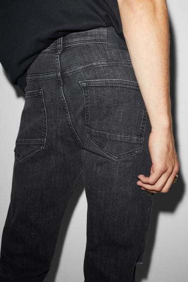 Pánské - CLOCKHOUSE - skinny jeans - džíny - tmavošedé