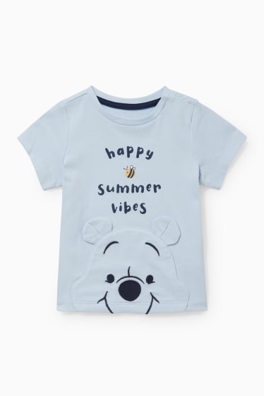 Baby's - Winnie de Poeh - baby-T-shirt - lichtblauw