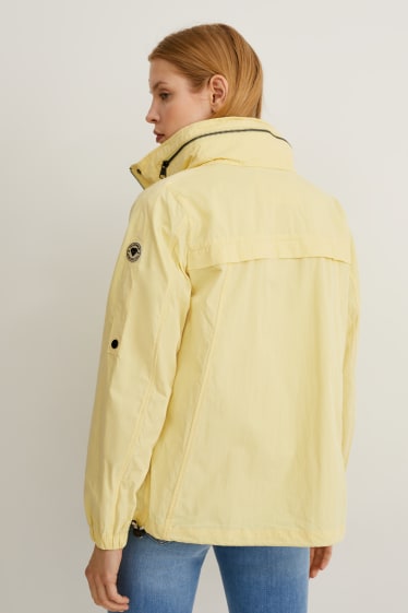 Women - Jacket with hood - light yellow