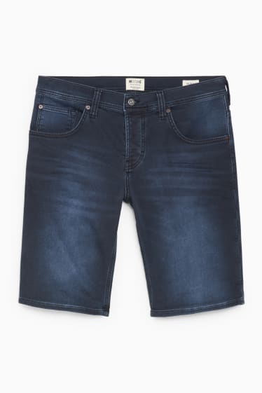 Hommes - MUSTANG - short en jean - mid waist - Chicago - jean bleu foncé