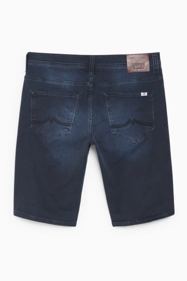 Hommes - MUSTANG - short en jean - mid waist - Chicago - jean bleu foncé