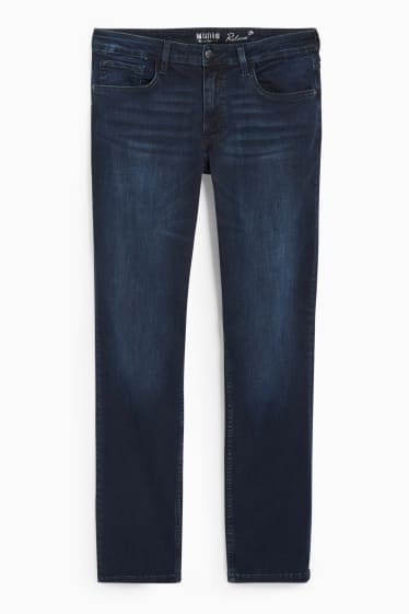 Women - MUSTANG - slim jeans - high waist - Rebecca - denim-dark blue