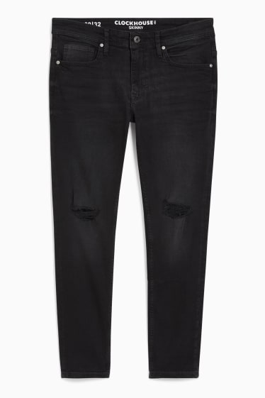 Men - CLOCKHOUSE - skinny jeans - LYCRA® - denim-dark gray