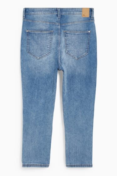 Dames - Capri-jeans - high waist - LYCRA® - jeanslichtblauw