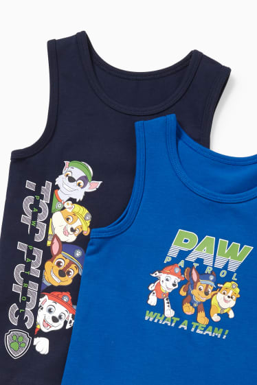 Bambini - Confezione da 2 - Paw Patrol - canotta - blu scuro