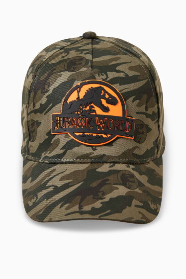 Kinder - Jurassic World - Baseballcap - dunkelgrün