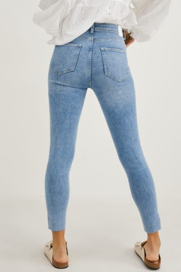 Femmes - Jean skinny - high waist - LYCRA® - jean bleu clair