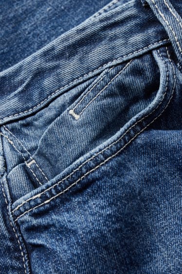 Kobiety - Straight jeans - bardzo wysoki stan - LYCRA® - dżins-niebieski
