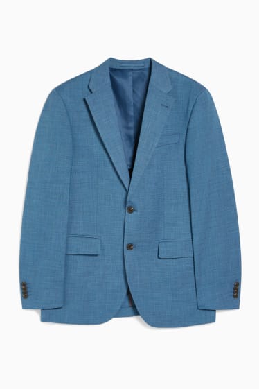 Pánské - Oblekové sako - regular fit - LYCRA® - modrá