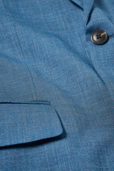 Pánské - Oblekové sako - regular fit - LYCRA® - modrá