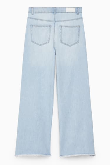 Children - Wide leg jeans - denim-light blue
