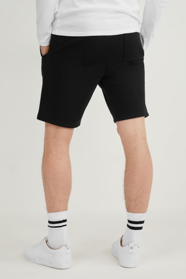 Uomo - Confezione da 2 - shorts in felpa - nero