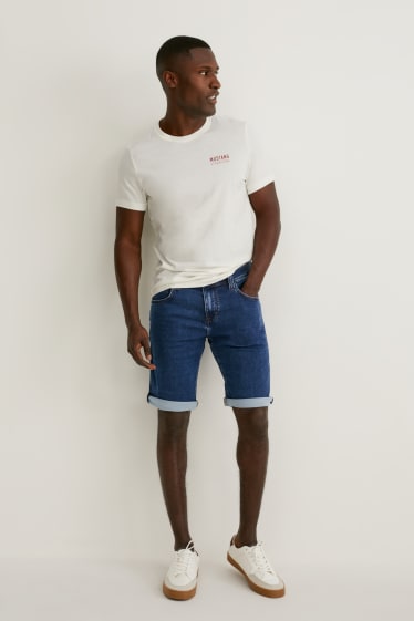 Herren - MUSTANG - Jeans-Shorts - Chicago - jeansblau