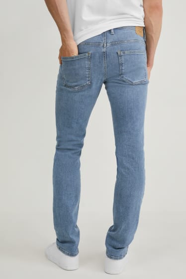 Hommes - Jean slim - avec fibres de chanvre - LYCRA® - jean bleu