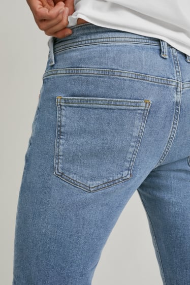 Hombre - Slim jeans - con fibras de cáñamo - LYCRA® - vaqueros - azul