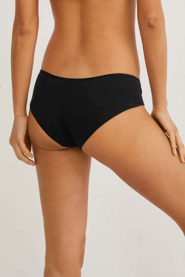 Donna - Confezione da 7 - coulotte - nero