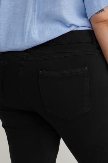 Mujer - Slim jeans - 4 Way Stretch - vaqueros - gris oscuro