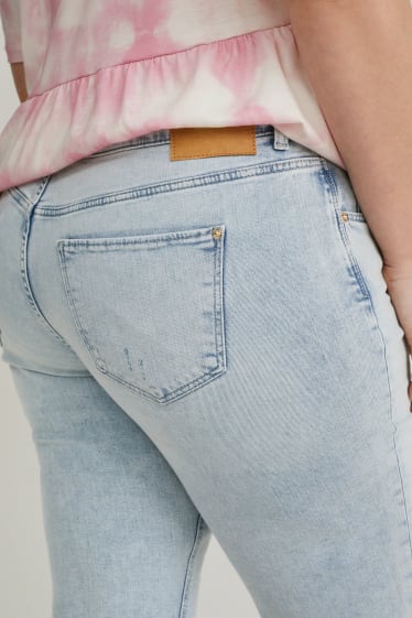 Femmes - Jean Premium Boyfriend - low waist - jean bleu clair