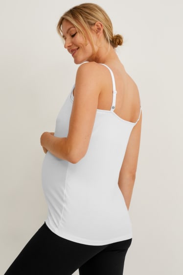 Dona - Paquet de 2 - top de lactància - blanc