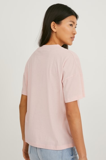 Damen - T-Shirt  - rosa