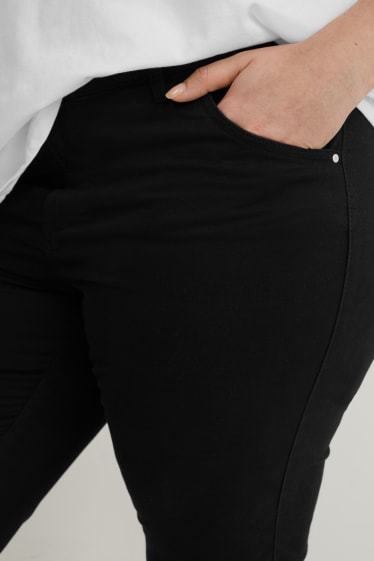 Women - Capri trousers - LYCRA® - black