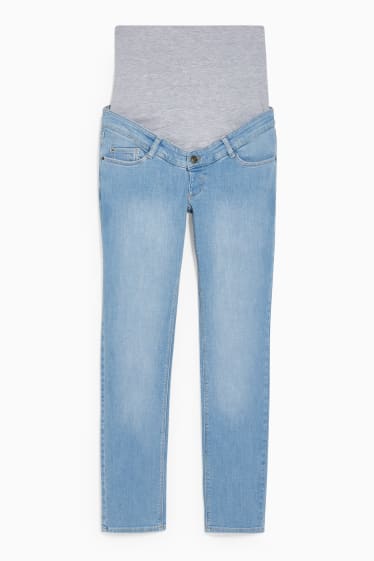 Kobiety - Dżinsy ciążowe - slim jeans - dżins-jasnoniebieski