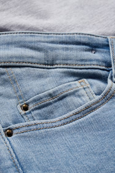 Dames - Zwangerschapsjeans - slim jeans - jeanslichtblauw