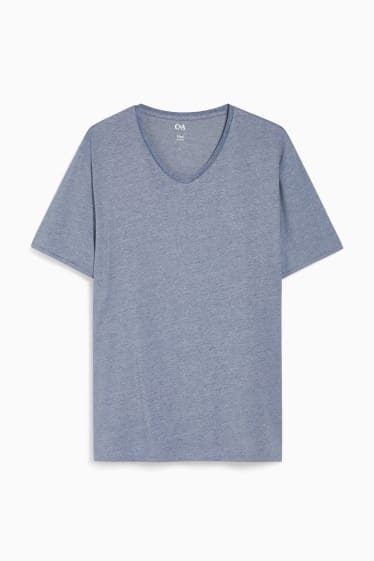 Bărbați - Tricou - Flex - LYCRA® - cu dungi - albastru
