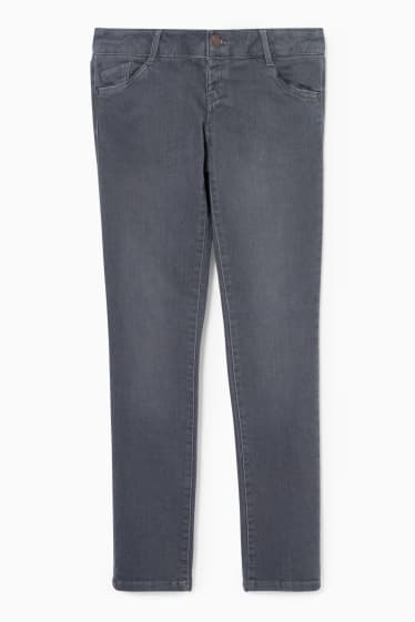 Women - Maternity jeans - slim jeans - denim-gray