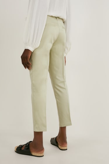 Femmes - Pantalon de toile - Slim Fit - vert clair