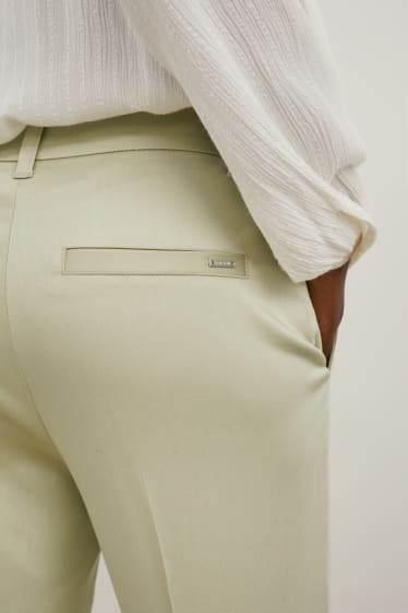 Femmes - Pantalon de toile - Slim Fit - vert clair