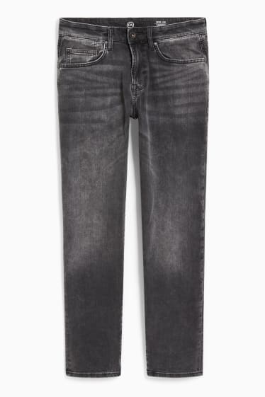 Heren - Tapered jeans - LYCRA® - zwart mix