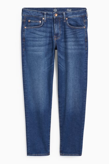 Herren - Tapered Jeans - dunkeljeansblau