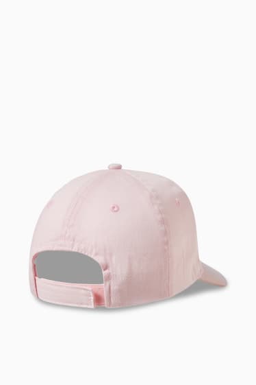Bambini - Peppa Pig - cappellino da baseball - effetto brillante - rosa