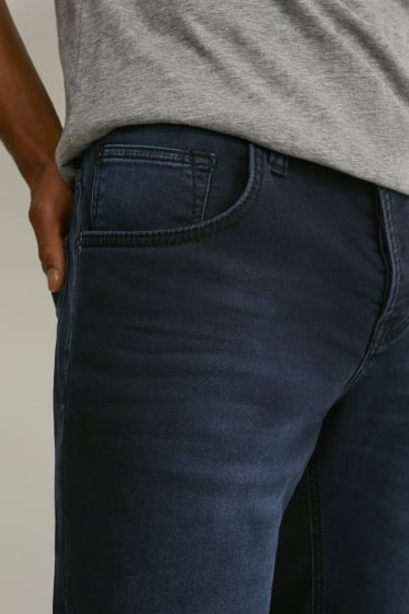 Pánské - MUSTANG - džínové šortky - mid waist - Chicago - džíny - tmavomodré