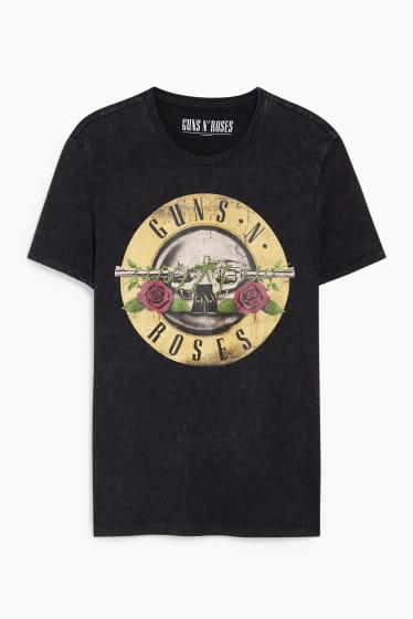 Men - CLOCKHOUSE - T-shirt - Guns N' Roses - black