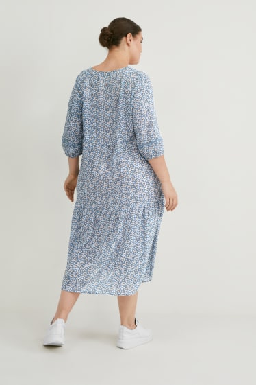Women - Dress - floral - blue