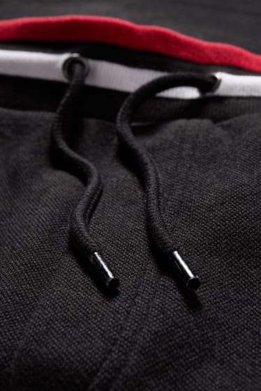 Heren - Functionele sweatshorts - zwart