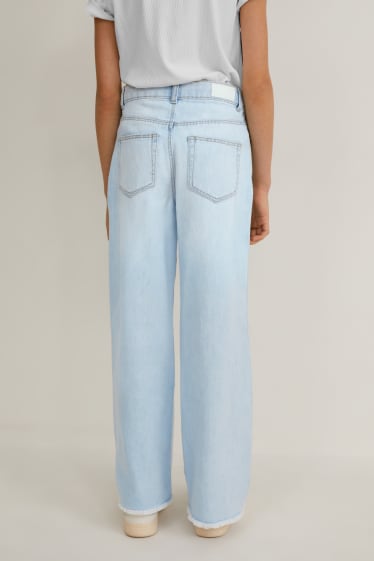 Children - Wide leg jeans - denim-light blue