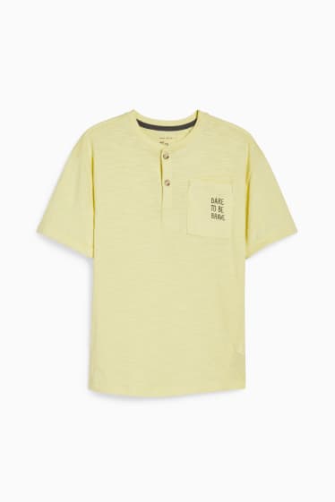 Children - Short sleeve T-shirt - genderneutral - light yellow