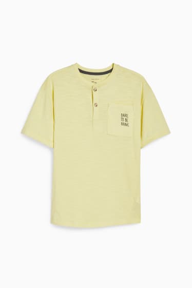 Enfants garçons - T-shirt - genderneutral - jaune clair