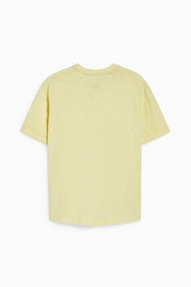Dětské - Tričko s krátkým rukávem - genderově neutrální - světle žlutá