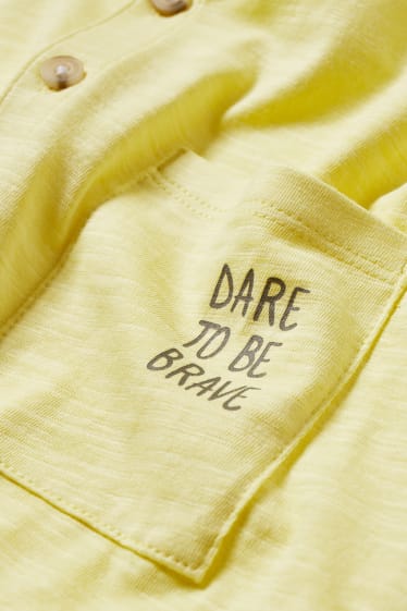 Children - Short sleeve T-shirt - genderneutral - light yellow