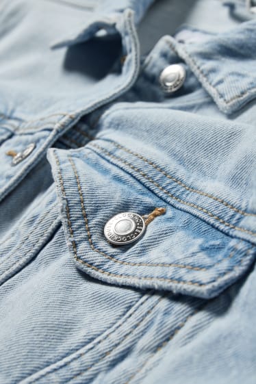Ados & jeunes adultes - CLOCKHOUSE - veste en jean - LYCRA® - jean bleu clair
