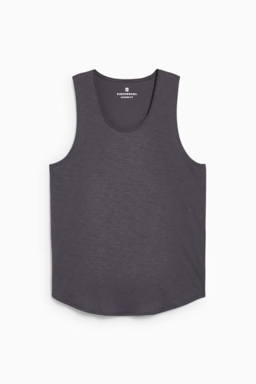 Men - CLOCKHOUSE - vest top - dark gray