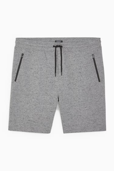 Hombre - CLOCKHOUSE - shorts de tejido tipo sudadera - gris jaspeado