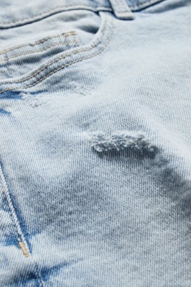 Ragazzi e giovani - CLOCKHOUSE - shorts di jeans - vita alta - LYCRA®  - jeans azzurro